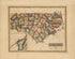 North Carolina from a New and Elegant General Atlas, Containing Maps of Each of the United States 1817 by Relic Map Company