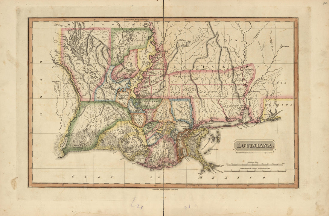 This old map of Earth,  was created by Darby, William|Harrison, Samuel|Lewis, Samuel|Lucas, Fielding|Tanner, Henry Schenck in 1817