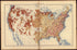 The Predominating Sex: 1890 from Statistical Atlas of the United States, Based Upon the Results of the Eleventh Census 1898 by Relic Map Company