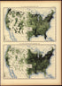 Value of Farm Products Per Acre: 1890 from Statistical Atlas of the United States, Based Upon the Results of the Eleventh Census 1898 by Relic Map Company