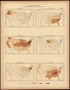 Interstate Migration : 1890 (OR, PA, RI, SC, SD, TN) from Statistical Atlas of the United States, Based Upon the Results of the Eleventh Census 1898 by Relic Map Company