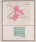 Auroraville & Tustin from Atlas of Waushara County, Wisconsin : Containing Maps of Villages, Cities and Townships of the County, Maps of State and United States 1906 by Relic Map Company