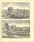 Illustrations - Residences from Illustrated Atlas of Lake County, Illinois : Containing Maps of Every Township In the County, With Village and City Plats : Also Maps of Michigan ... Texas, and Washington Territory : Compiled … 1885 by Relic Map Company