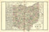 Map of Ohio from Illustrated Atlas of Lake County, Illinois : Containing Maps of Every Township In the County, With Village and City Plats : Also Maps of Michigan ... Texas, and Washington Territory : Compiled … 1885 by Relic Map Company