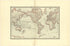 Map of the World from Illustrated Atlas of Lake County, Illinois : Containing Maps of Every Township In the County, With Village and City Plats : Also Maps of Michigan ... Texas, and Washington Territory : Compiled … 1885 by Relic Map Company