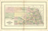 Map of Nebraska from Illustrated Atlas of Lake County, Illinois : Containing Maps of Every Township In the County, With Village and City Plats : Also Maps of Michigan ... Texas, and Washington Territory : Compiled … 1885 by Relic Map Company