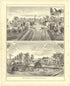 Illustrations from Illustrated Atlas of Lake County, Illinois : Containing Maps of Every Township In the County, With Village and City Plats : Also Maps of Michigan ... Texas, and Washington Territory : Compiled … 1885 by Relic Map Company