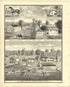 Illustrations from Illustrated Atlas of Lake County, Illinois : Containing Maps of Every Township In the County, With Village and City Plats : Also Maps of Michigan ... Texas, and Washington Territory : Compiled … 1885 by Relic Map Company