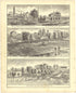 Illustrations from Illustrated Atlas of Lake County, Illinois : Containing Maps of Every Township In the County, With Village and City Plats : Also Maps of Michigan ... Texas, and Washington Territory : Compiled … 1885 by Relic Map Company