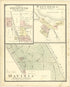 Village of Deerfield; Wauconda; Ravinia from Illustrated Atlas of Lake County, Illinois : Containing Maps of Every Township In the County, With Village and City Plats : Also Maps of Michigan ... Texas, and Washington Territory : Compiled … 1885 by Relic Map Company