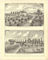 Illustrations - Residences from Illustrated Atlas of Lake County, Illinois : Containing Maps of Every Township In the County, With Village and City Plats : Also Maps of Michigan ... Texas, and Washington Territory : Compiled … 1885 by Relic Map Company