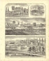Illustrations from Illustrated Atlas of Lake County, Illinois : Containing Maps of Every Township In the County, With Village and City Plats : Also Maps of Michigan ... Texas, and Washington Territory : Compiled … 1885 by Relic Map Company