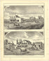 Illustrations - Residences from Illustrated Atlas of Lake County, Illinois : Containing Maps of Every Township In the County, With Village and City Plats : Also Maps of Michigan ... Texas, and Washington Territory : Compiled … 1885 by Relic Map Company