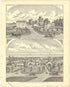 Illustrations - Residences from Illustrated Atlas of Lake County, Illinois : Containing Maps of Every Township In the County, With Village and City Plats : Also Maps of Michigan ... Texas, and Washington Territory : Compiled … 1885 by Relic Map Company