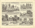 Illustrations - Residences from Illustrated Atlas of Lake County, Illinois : Containing Maps of Every Township In the County, With Village and City Plats : Also Maps of Michigan ... Texas, and Washington Territory : Compiled … 1885 by Relic Map Company