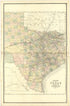 Map of Texas from Illustrated Atlas of Lake County, Illinois : Containing Maps of Every Township In the County, With Village and City Plats : Also Maps of Michigan ... Texas, and Washington Territory : Compiled … 1885 by Relic Map Company