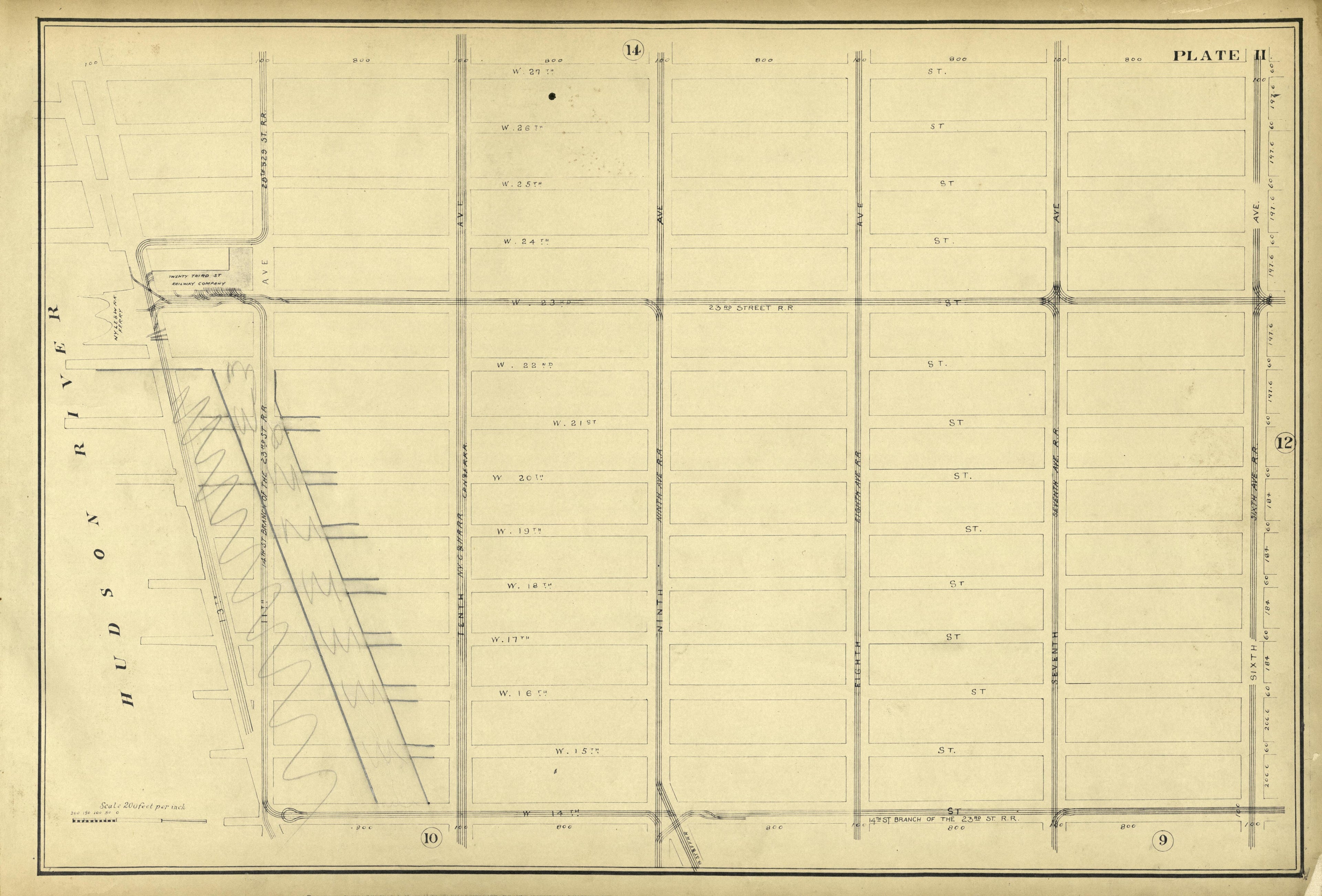 This old map of Manhattan, Manhattan (New York), New York, New York (State),  was created by Metropolitan Street Railway Company. Maintenance of Way Department in 1896
