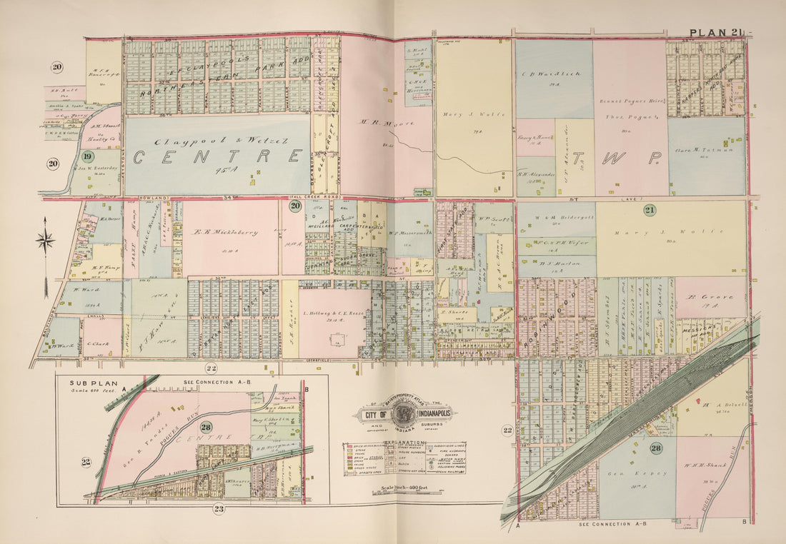 Plan 21 from Baist&
