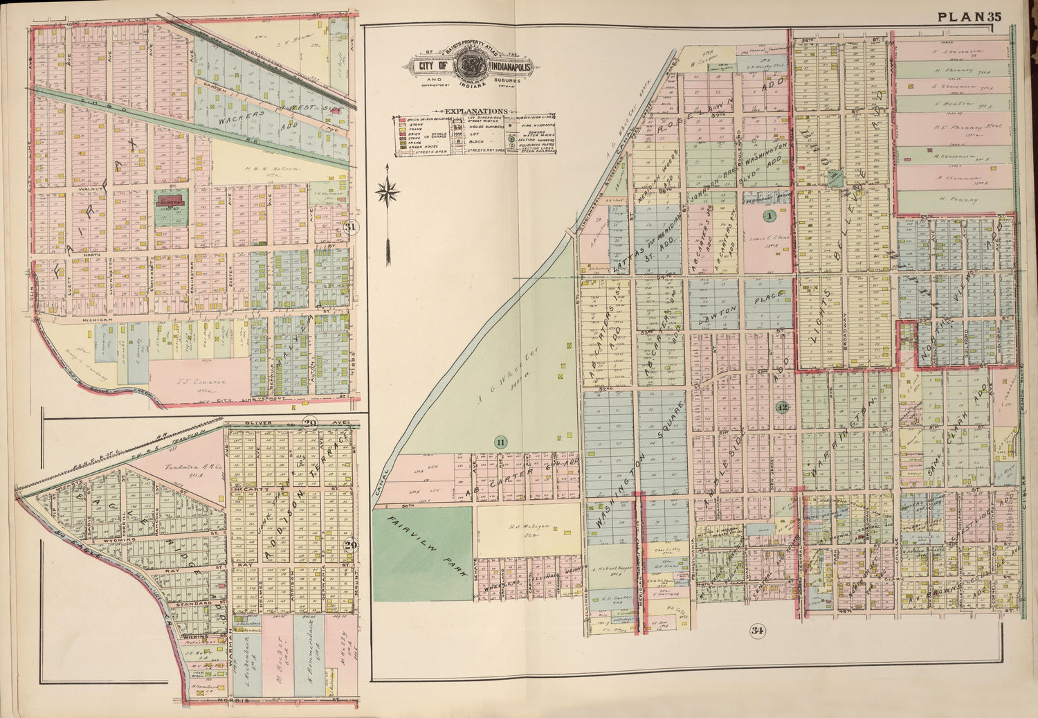 Plan 35 from Baist&