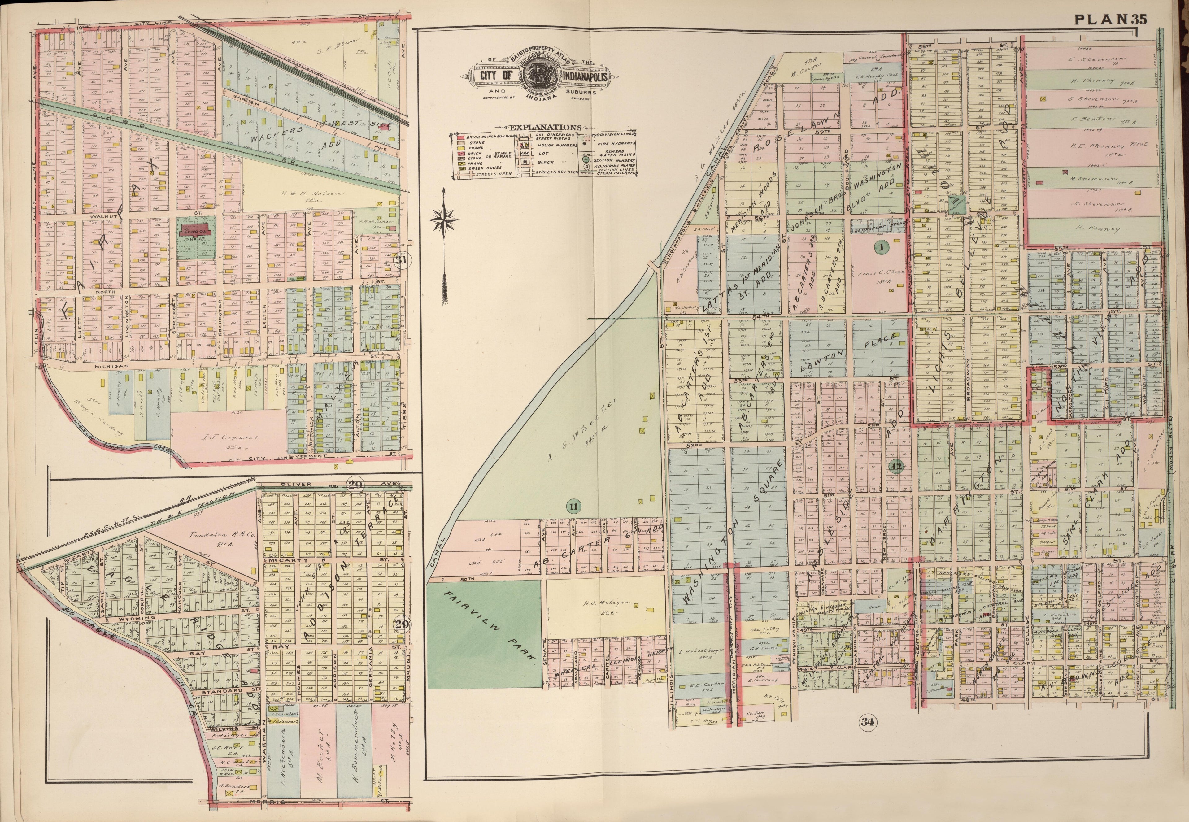 Plan 35 from Baist&
