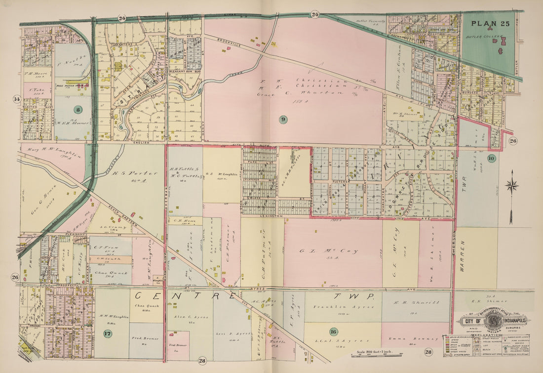 Plan 25 from Baist&