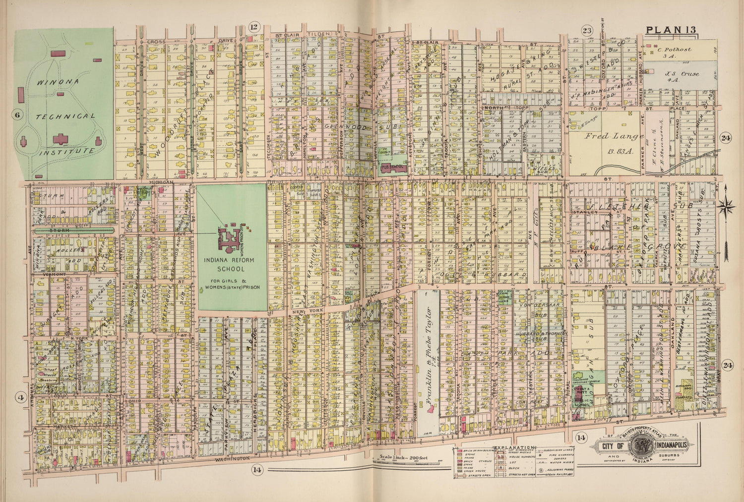 Plan 13 from Baist&