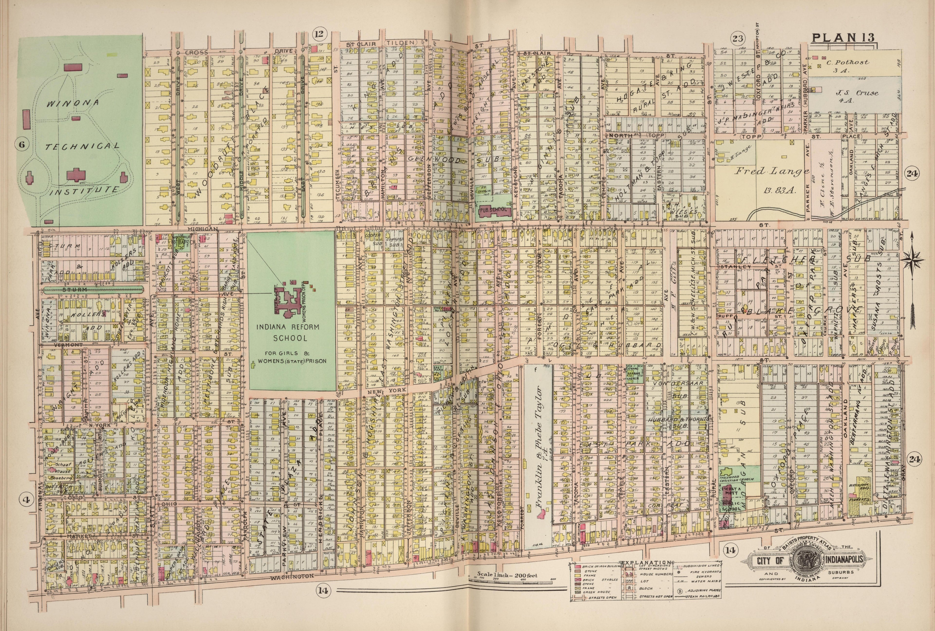 Plan 13 from Baist&