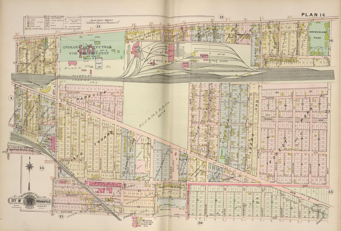 Plan 14 from Baist&