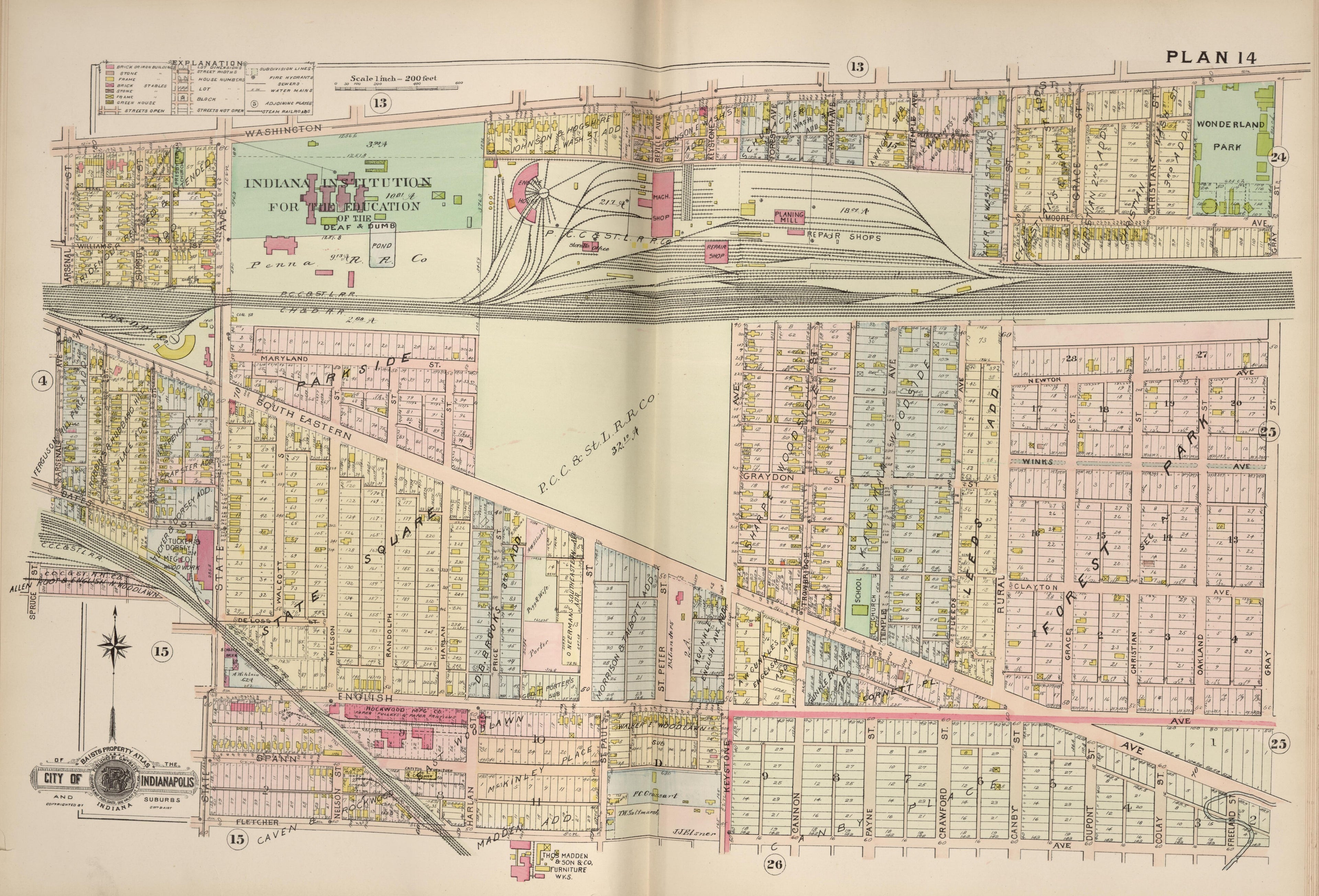 Plan 14 from Baist&