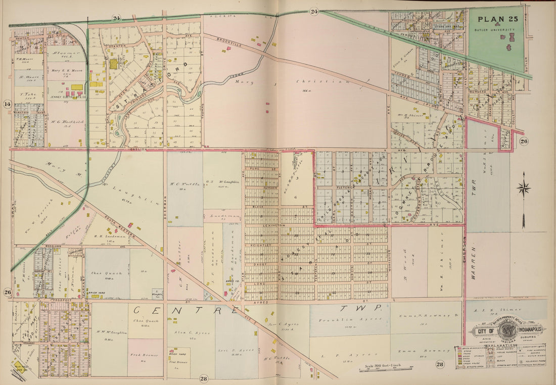 Plan 25 from Baist&