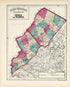 Counties of Sussex and Warren from Combined Atlas of the State of New Jersey and the Late Township of Greenville, Now Part of Jersey City, from Actual Survey Official Records & Private Plans 1873 by Relic Map Company
