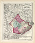County of Atlantic from Combined Atlas of the State of New Jersey and the Late Township of Greenville, Now Part of Jersey City, from Actual Survey Official Records & Private Plans 1873 by Relic Map Company