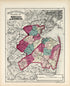 Counties of Middlesex and Monmouth from Combined Atlas of the State of New Jersey and the Late Township of Greenville, Now Part of Jersey City, from Actual Survey Official Records & Private Plans 1873 by Relic Map Company