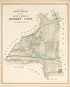Jersey City from Combined Atlas of the State of New Jersey and the Late Township of Greenville, Now Part of Jersey City, from Actual Survey Official Records & Private Plans 1873 by Relic Map Company