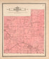 Map of Kirklin Township from 20th Century Atlas of Clinton County, Indiana : Containing Maps of Villages, Cities and Townships of the County, of the State, United States and World, Farmers Directory, Business Directory and General Information, … 1903 by Relic Map Company