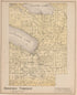 Benzonia from Atlas of Benzie County, Michigan : With Maps of Michigan, United States and the World, Alaska, Cuba, Porto Rico, Hawaii and the Philippines : Also a Complete Mailing List of All Resident … 1901 by Relic Map Company