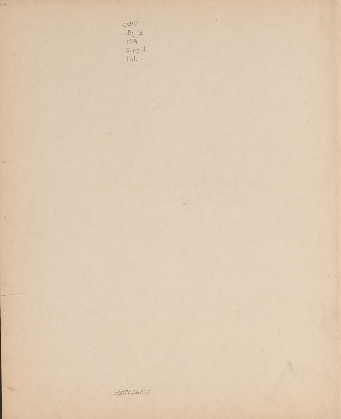 Endpage from Atlas of Benzie County, Michigan : With Maps of Michigan, United States and the World, Alaska, Cuba, Porto Rico, Hawaii and the Philippines : Also a Complete Mailing List of All Resident … 1901 by Relic Map Company