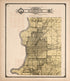Harrison Township from Standard Atlas of Vigo County, Indiana : Including a Plat Book of the Villages, Cities and Townships of the County, Map of State and United States and World 1907 by Relic Map Company
