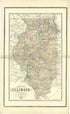 Map of Illinois from Atlas of Genesee County, Michigan : Containing Maps of Every Township In the County, With Village and City Plats ... : from Actual Surveys and Official Records 1889 by Relic Map Company