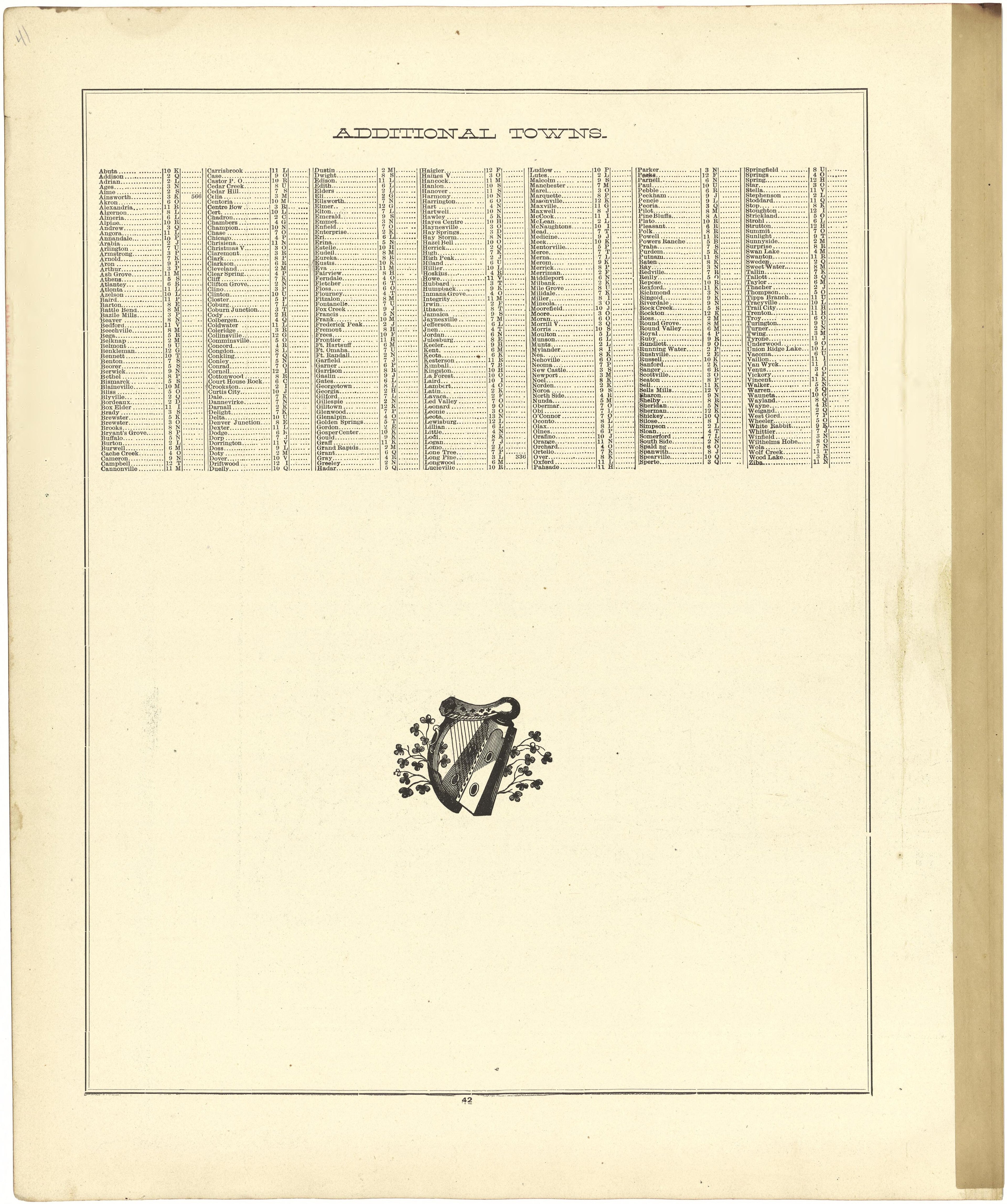 Additional Towns from Atlas of Genesee County, Michigan : Containing Maps of Every Township In the County, With Village and City Plats ... : from Actual Surveys and Official Records 1889 by Relic Map Company