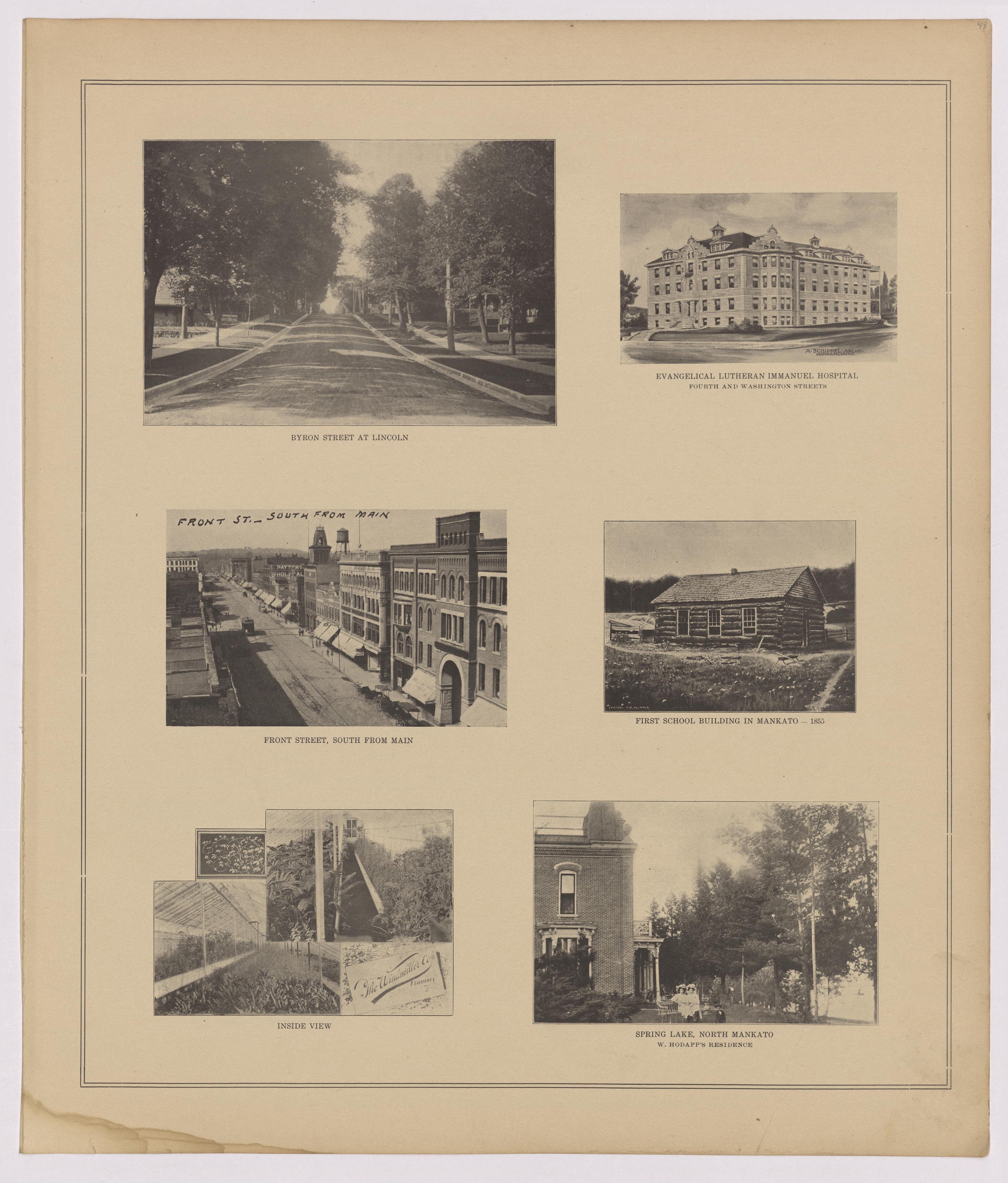 Image 19 of Atlas of Mankato, Minnesota from Atlas of Mankato, Minnesota : Compiled from Public Records and Plats and Personal Surveys : Also Maps of Madison Lake, Washington Lake, and Minneopa State Park 1921 by Relic Map Company