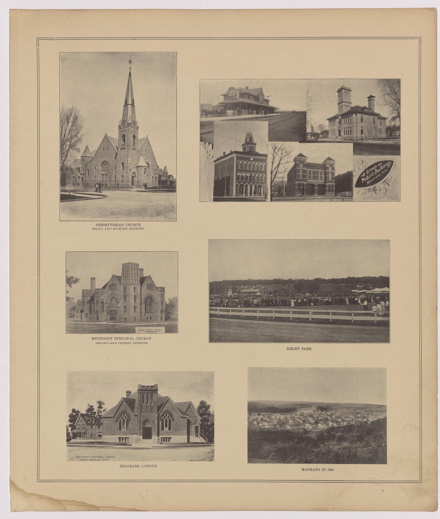 Image 20 of Atlas of Mankato, Minnesota from Atlas of Mankato, Minnesota : Compiled from Public Records and Plats and Personal Surveys : Also Maps of Madison Lake, Washington Lake, and Minneopa State Park 1921 by Relic Map Company