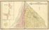 Map of Part of Townships 1 N. & 1 S. Ranges IX, X & XI W. from Standard Atlas of Monroe County, Illinois : Including a Plat Book of the Villages, Cities and Townships of the County, Map of the State, United States and World, Patrons Directory, Referen... by Relic Map Company