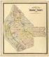 Outline Map of Monroe County, Illinois from Standard Atlas of Monroe County, Illinois : Including a Plat Book of the Villages, Cities and Townships of the County, Map of the State, United States and World, Patrons Directory, Reference Business … 1901 by Relic Map Company