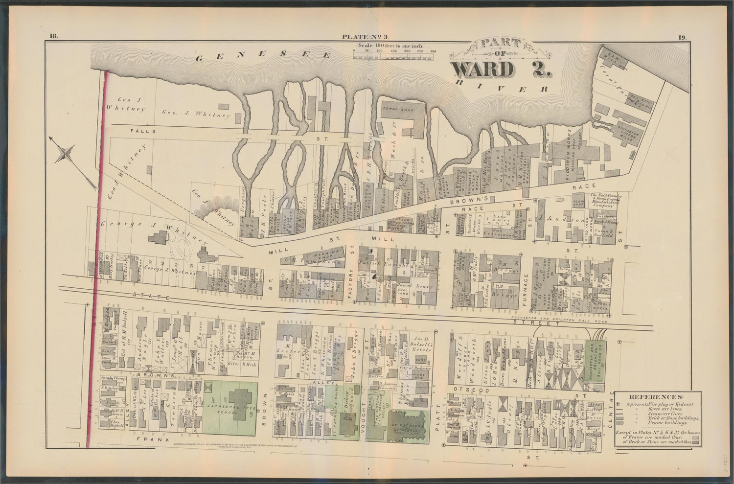 Image 5 of City Atlas of Rochester, New York (maps Only) from City Atlas of Rochester, New York : from Official Records, Private Plans and Actual Surveys, Based Upon Plans Deposited In the Department of Surveys 1875 by Relic Map Company