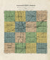 Outline Map of Kalamazoo County, Michigan from Plat Book of Kalamazoo County, Michigan : Compiled from Surveys and the Public Records of Kalamazoo County, Michigan 1928 by Relic Map Company