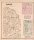 Logan and Bunkum from Atlas of Dearborn County, Indiana : to Which Is Added a Map of the State of Indiana, Also an Outline and Rail Road Map of the United States 1875 by Relic Map Company