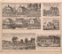 Views of Residences and Schoolhouse from Atlas of Dearborn County, Indiana : to Which Is Added a Map of the State of Indiana, Also an Outline and Rail Road Map of the United States 1875 by Relic Map Company