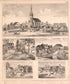 Views of Residences, Farms and Churches from Atlas of Dearborn County, Indiana : to Which Is Added a Map of the State of Indiana, Also an Outline and Rail Road Map of the United States 1875 by Relic Map Company