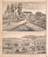 Views of Residences from Atlas of Dearborn County, Indiana : to Which Is Added a Map of the State of Indiana, Also an Outline and Rail Road Map of the United States 1875 by Relic Map Company